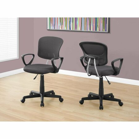 DAPHNES DINNETTE Juvenile Multi-position Office Chair - Grey - Mesh DA3070833